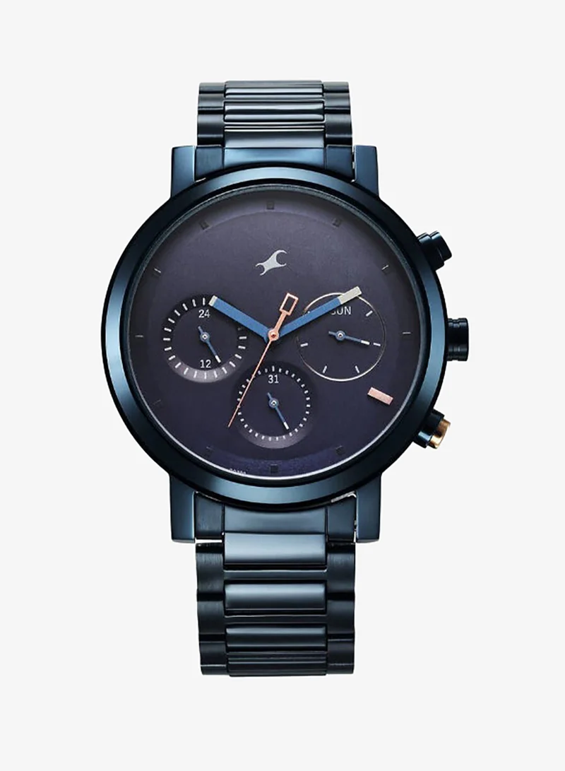 fastrack Men's Stainless Steel Analog Watch 3287KM08 - 43 mm