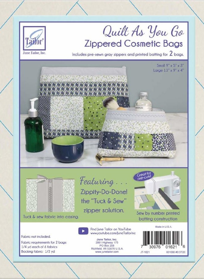 Zippity Do DoneCosmeticBagW/GrayZipKit