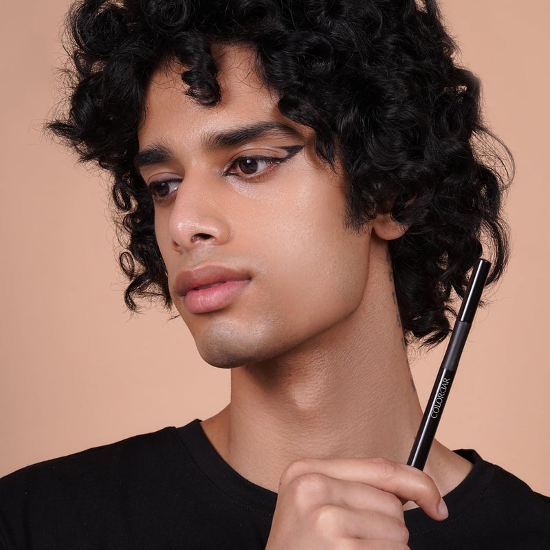 Colorbar Ultimate Eye Liner - 3-in-1 Collection Black Liquid Eyeliner - Waterproof and Transfer-Proof - Eyeliner Pen - 001 Ultimate Black - 0.03 oz - Image 4