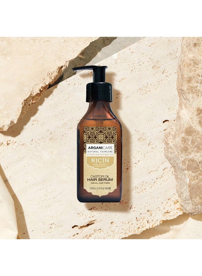 Arganicare Castor Oil Hair Serum 100ml - Image 2