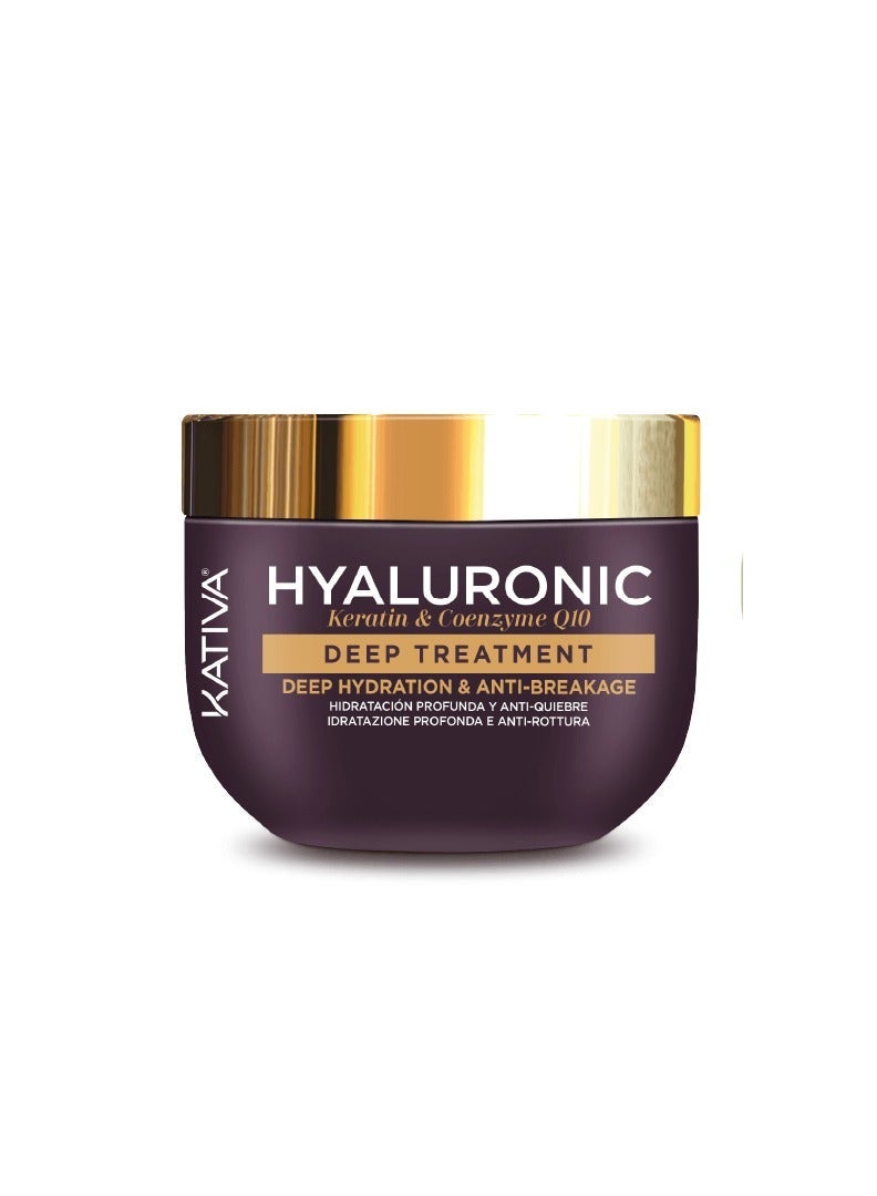 Kativa Hyaluronic Conditioner 355 ml & Kativa Hyaluronic Shampoo 355 ml & Kativa Hyaluronic Treatment 300 ml Bundle - Image 4