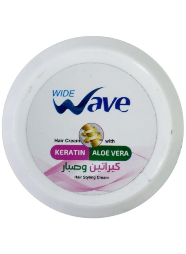 وايد ويف كريم شعر الكرياتين والالوفيرا من وايد ويف ٢٢٥ جرام - Image 2