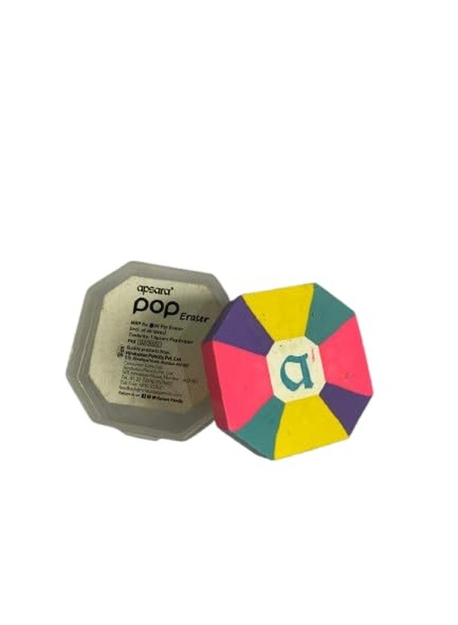 Pop Erasers Pack of 1 Non-Toxic Eraser (Multicolor) - Image 3