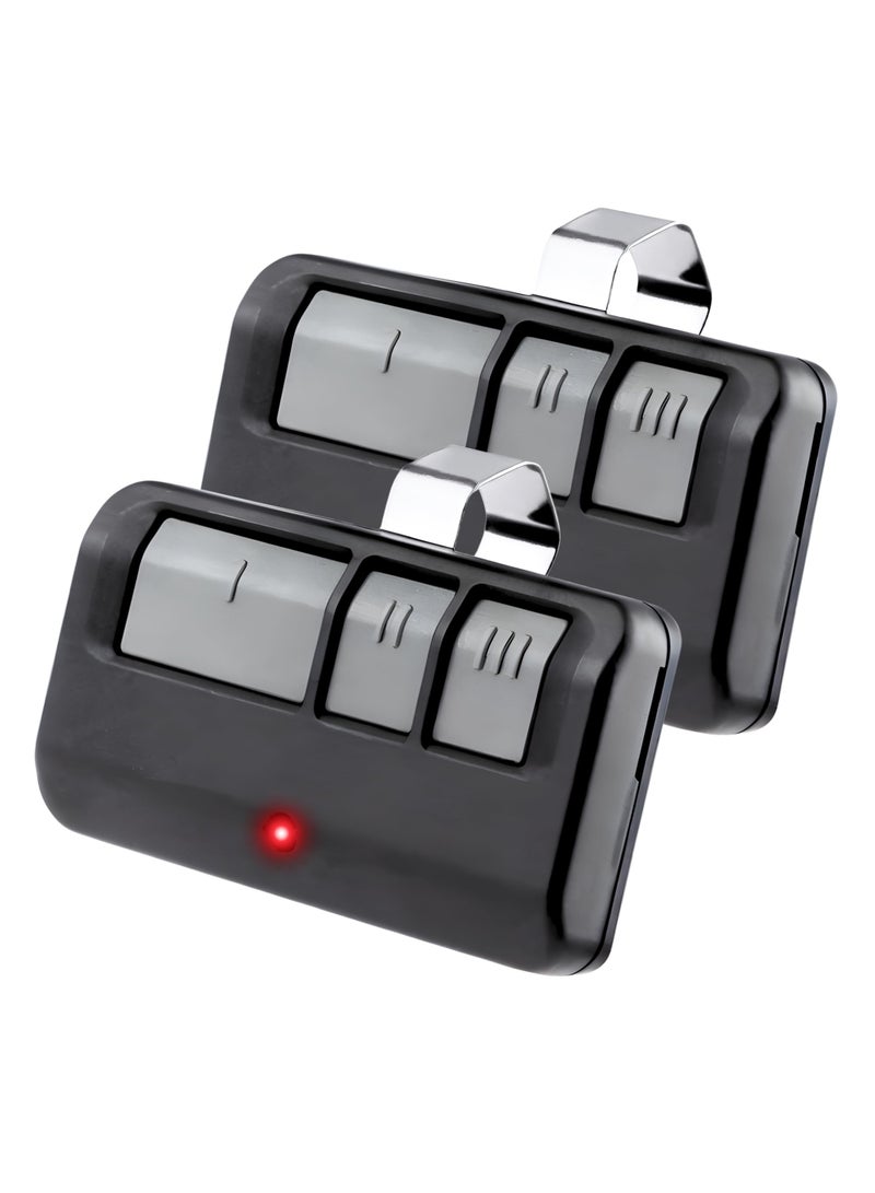 Cobest Garage Door Opener, 2 Pack for Chamberlain Liftmaster Craftsman Remote 893LM Learn, Suitable for 5 Color Learn Buttons, Garage Door Opener Remote, Replacement Garage Door Remote Opener Universal - Image 1