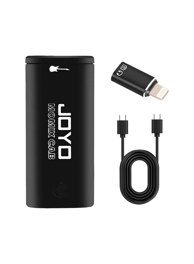 JOYO MOMIX CAB Portable Sound Card Pocket Size Plug & Play Mini Audio Mixer for Phone PC Guitar Live Streaming/Recording - Image 2
