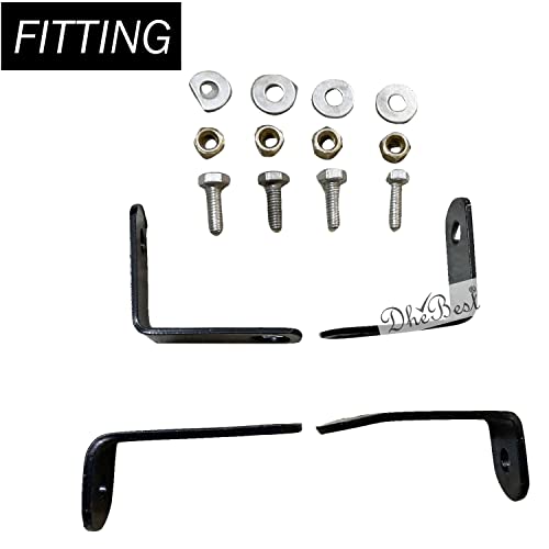 Dhe Best Bike Engineplate Engine Sump Guard/Sumpguard Engine Protection Plate Black Compatible with RE Reborn 350 - Image 4