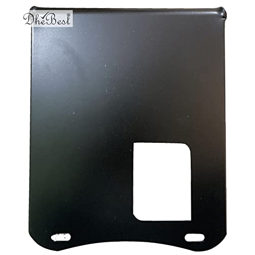 Dhe Best Bike Engineplate Engine Sump Guard/Sumpguard Engine Protection Plate Black Compatible with RE Reborn 350 - Image 2