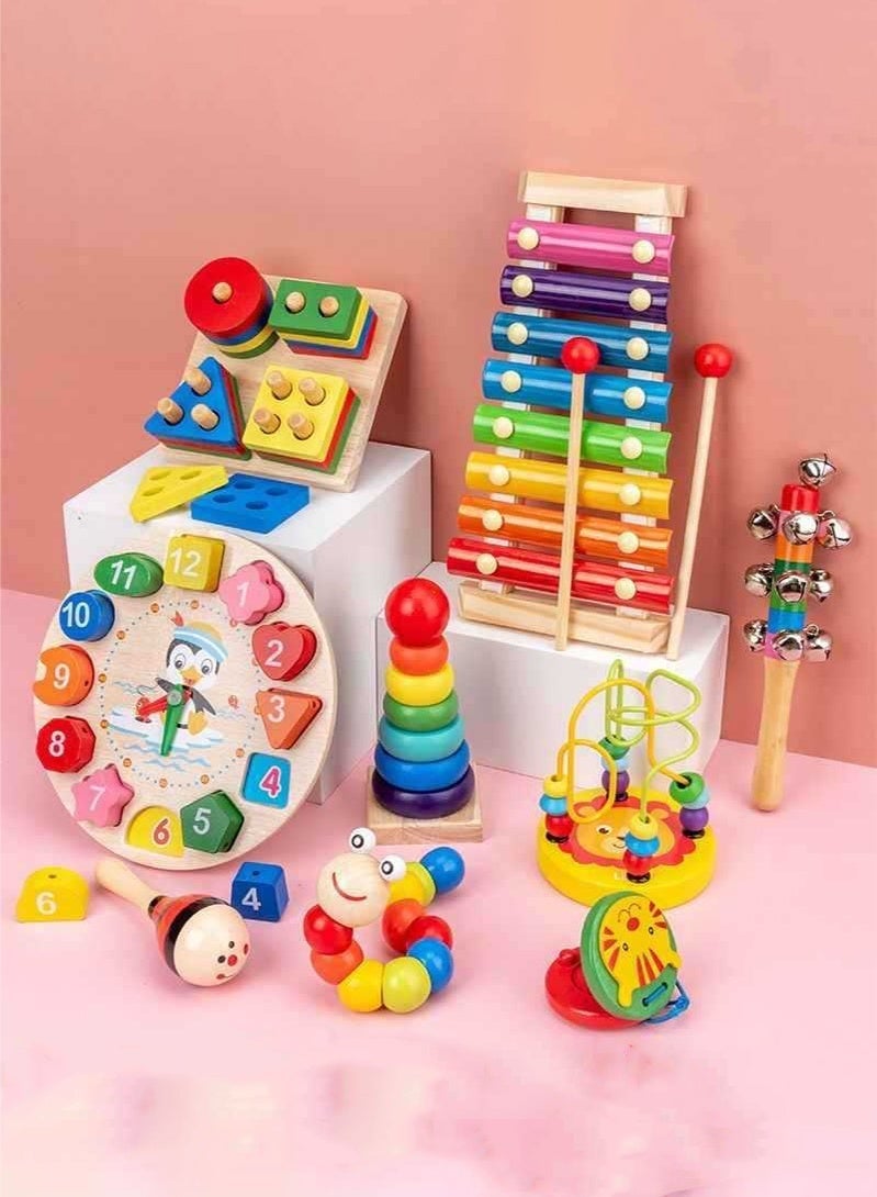 هايدو 9 Pcs ألعاب الأطفال في مرحلة التعليم المبكر ل 12,3 + الأطفال في سن الثالثة - Image 1