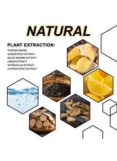 LUNOON Root Activator Shampoo,Anti-Thinning Shampoo, Hair Regrowth, Hair Thickening, Deep Moisturizing, Natural Formula Shampoo for Dry Damaged Weak and Thin Hair Care 100ml  - Image 3