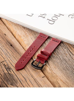 Vagave Genuine Leather Band 20MM 22MM 24MM Fossil Diesel Lacoste Casio Armani Tissot Nacar Classic Watch Band Leather Strap  - Image 3