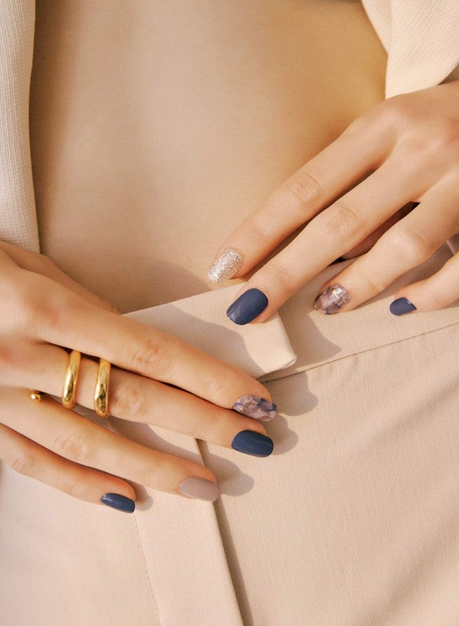 داشينج ديفا طلاء أظافر داشينج ديفا اللامع | مناسب من الصباح إلى المساء | أظافر قصيرة مربعة الشكل تُلصق بالضغط | أظافر جل لاصقة تدوم طويلاً | تدوم حتى 7 أيام | تحتوي على 30 ظفرًا لاصقًا (لون لؤلؤي) - Image 3