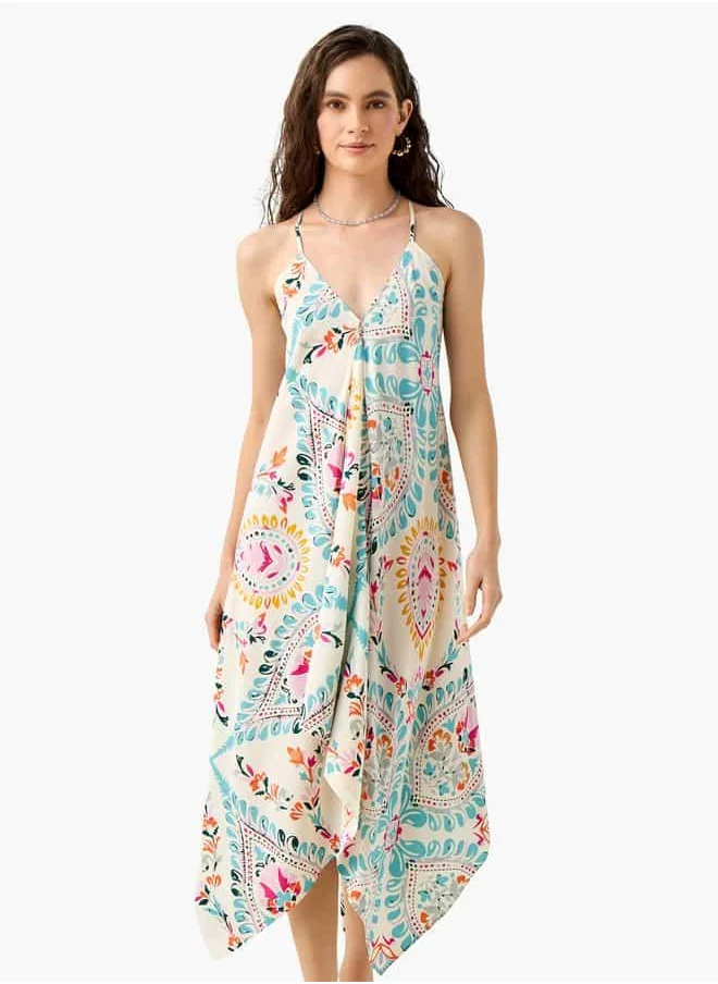 فاف Printed Viscose Cover-Up