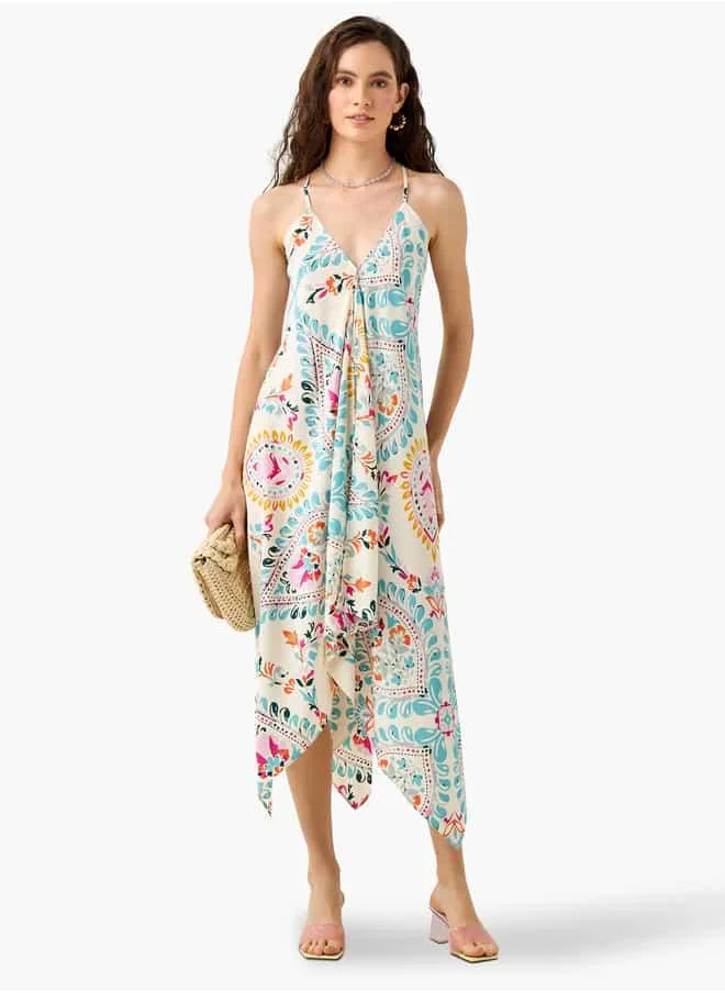 فاف Printed Viscose Cover-Up