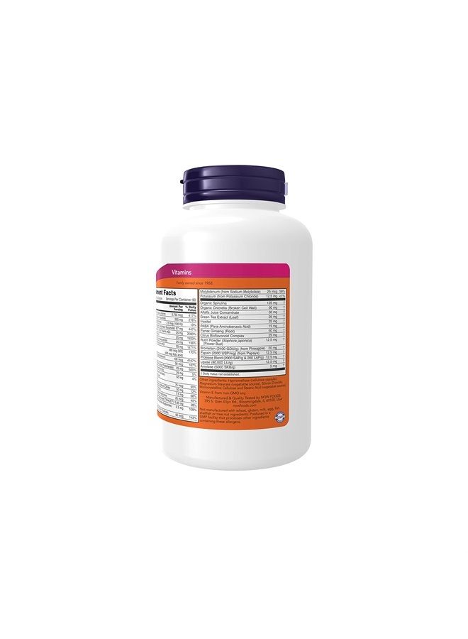 now Foods EcoGreen Multi Vitamin 180 Veg Capsules - Image 3