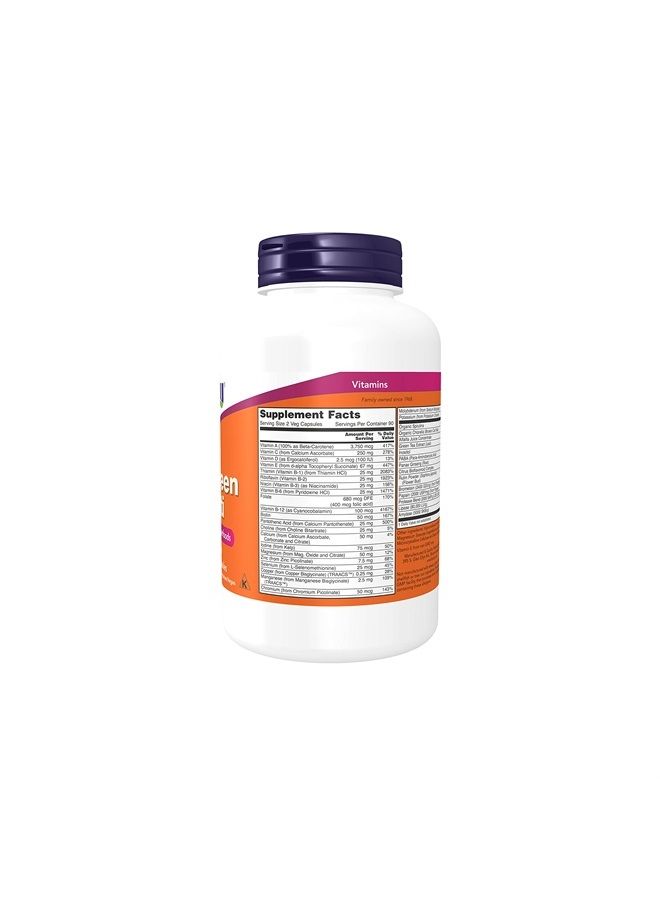 now Foods EcoGreen Multi Vitamin 180 Veg Capsules - Image 2