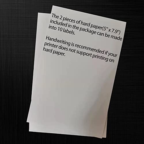 BCIOPE Moveable Shelf Label Holders 0.75'' x 5'', Pack of 10 - Image 5