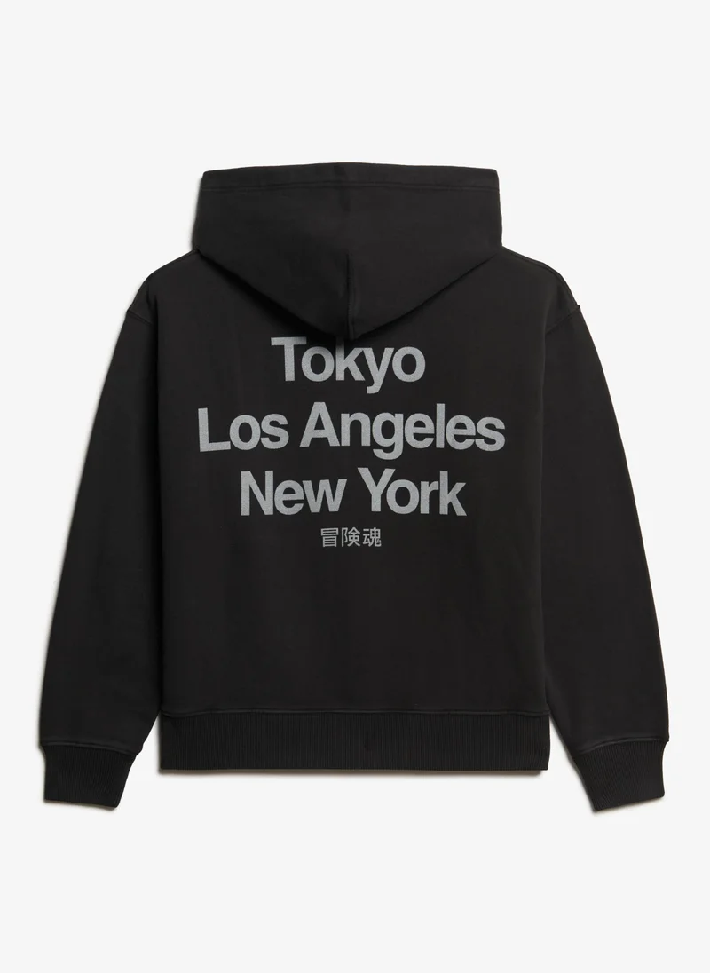 سوبر دراي Core Logo City Loose Hood