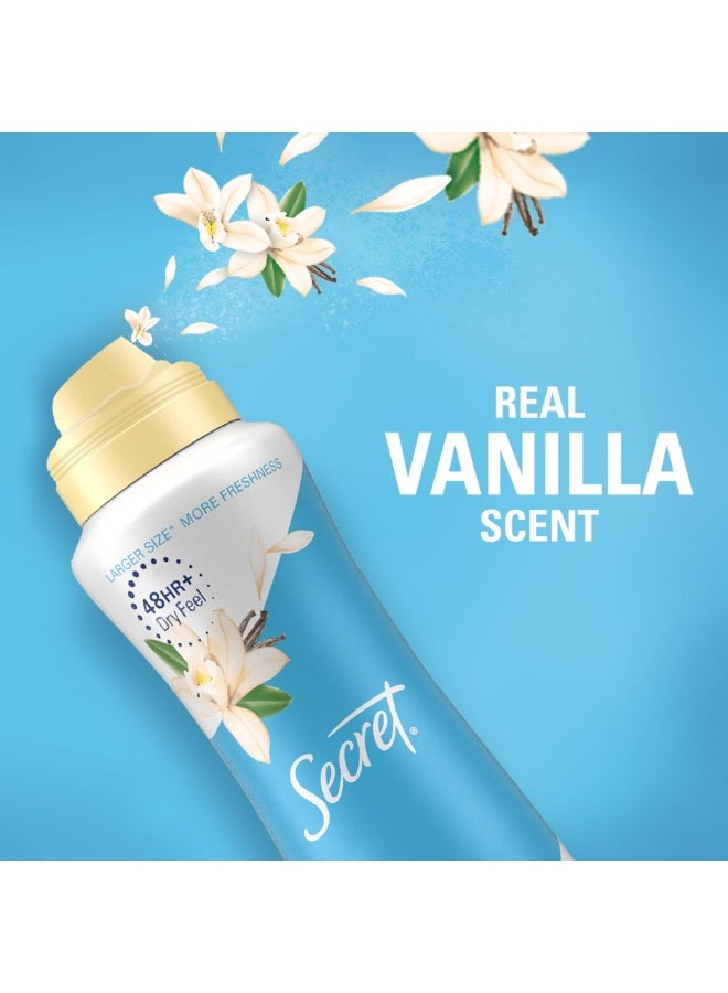 سيكريت مزيل عرق سيكريت دراي سبراي مضاد للتعرق 116 غرام برائحة الفانيليا وزيت الأرغان | حماية من الروائح والتعرق لمدة 48 ساعة - Image 2