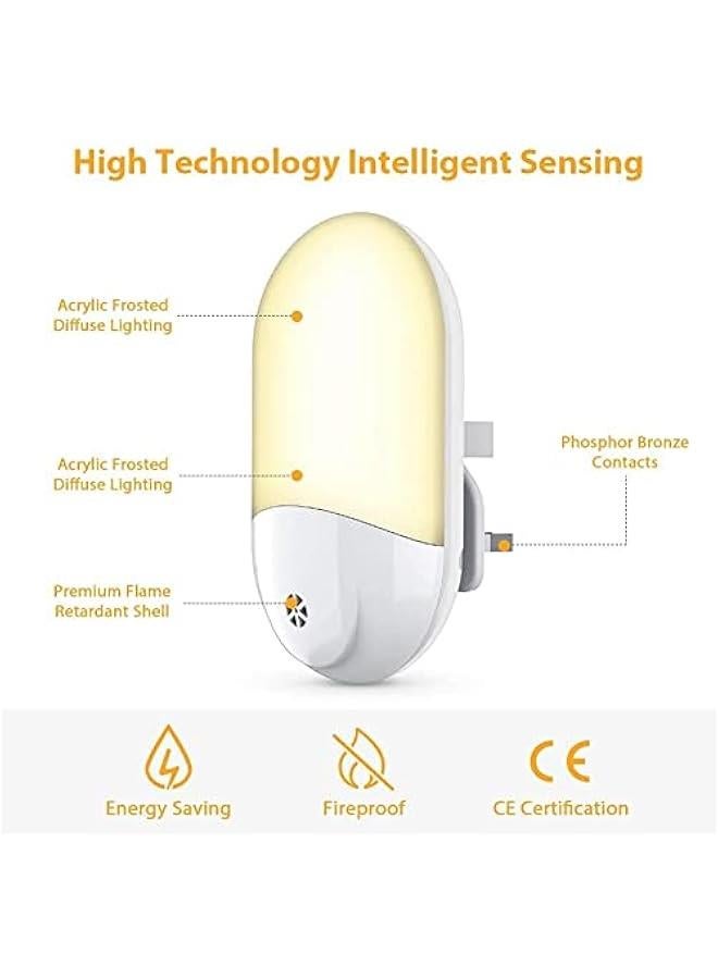 رينكس ضوء ليلي LED، قاس في الحائط، استشعار تلقائي للغسق والفجر تغيير لو RGB أضواء | جاز تحكم ع عد لتغيير لو ضوء الليل LED لغرفة الوم، الممر، المطخ، الدرج - Image 2