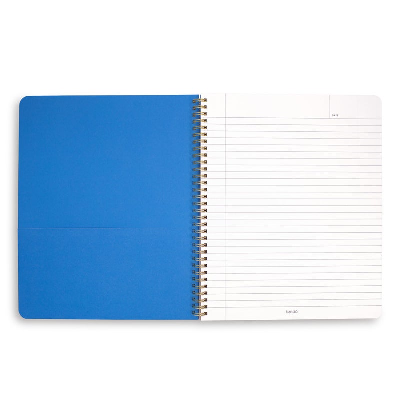 ban.do Rough Draft Large Spiral Notebook with Saying, 11" x 9" with Pockets and 160 College Ruled Pages, Possibilites are Endless - Image 3