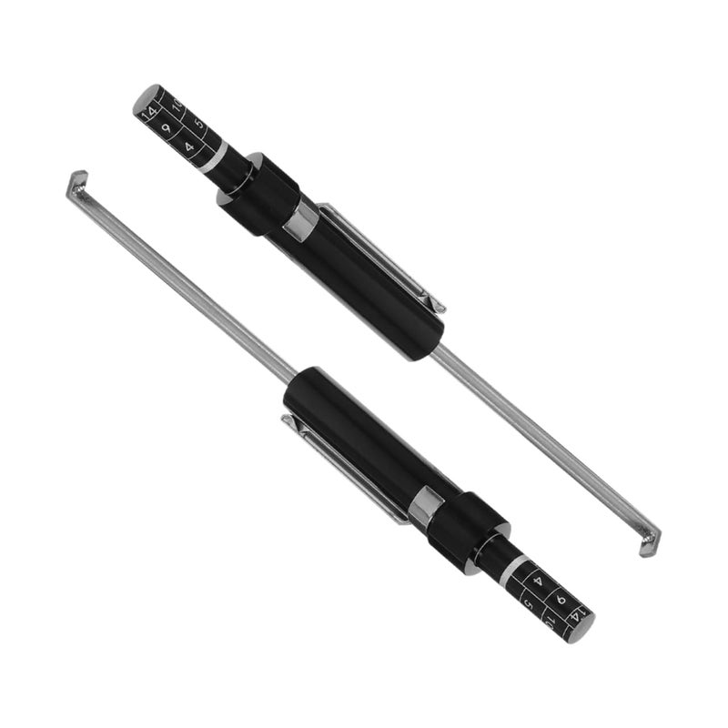 Brake Pad Thickness Gauge 2pcs Professional Automotive Tool for Mechanics DIY Enthusiasts - Image 1