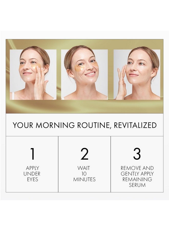 depology depology Restoring Hydrogel Under Eye Patch | 60 Patches | Brightening Caffeine Gold Pads for Dark Circles | Puffiness | Wrinkles | Refresh | Travel - Image 5