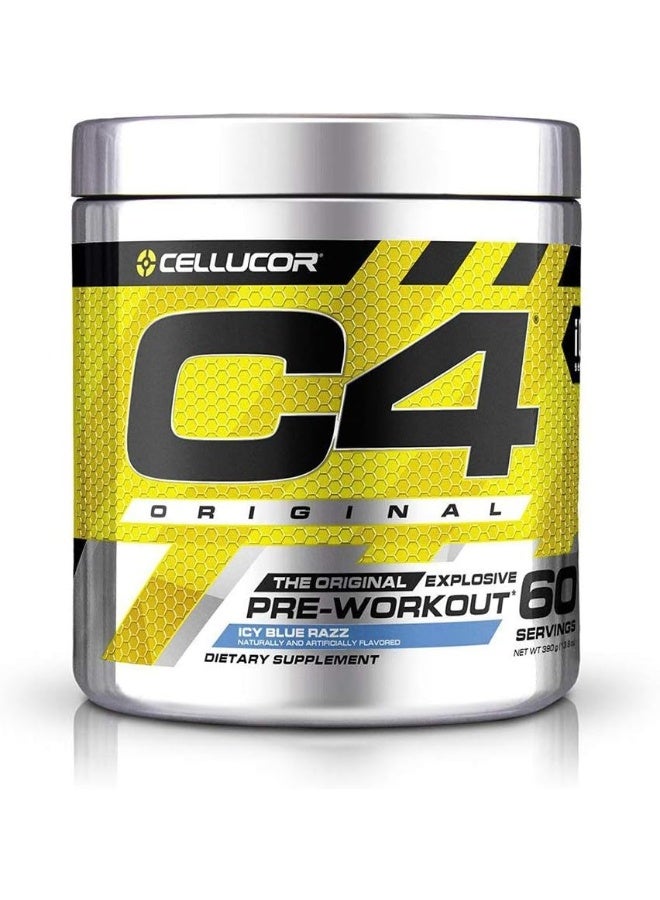 Cellucor C4 Original Pre Workout Powder Icy Blue Razz - Image 1