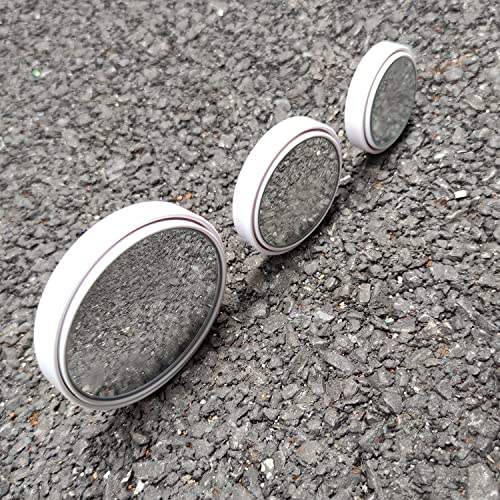 ESreake 2PCS small Blind Spot Mirror,2" Round HD Glass Convex Rear View Mirror,Strong Adhesive Mirror for Car, Van, SUV and Trucks (2"(50mm), White frame) - Image 5