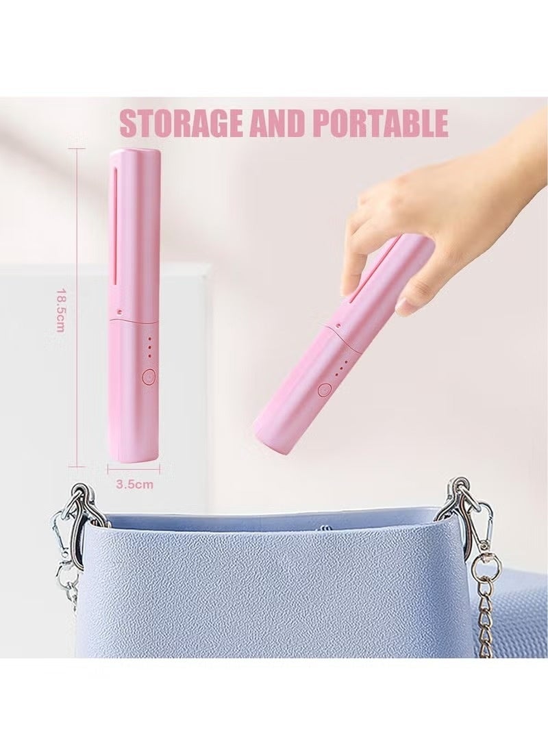 ايرس مشط فرد الشعر اللاسلكي الاحترافي - تسخين سيراميك متقدم، قابل لإعادة الشحن عبر USB، تسخين سريع، حماية من الحروق، أداة تصفيف شعر خفيفة الوزن وصغيرة الحجم - مثالية للسفر والمنزل والمكتب وأثناء التنقل، لمسات نهائية لشعر ناعم وخالٍ من التجعد - Image 4