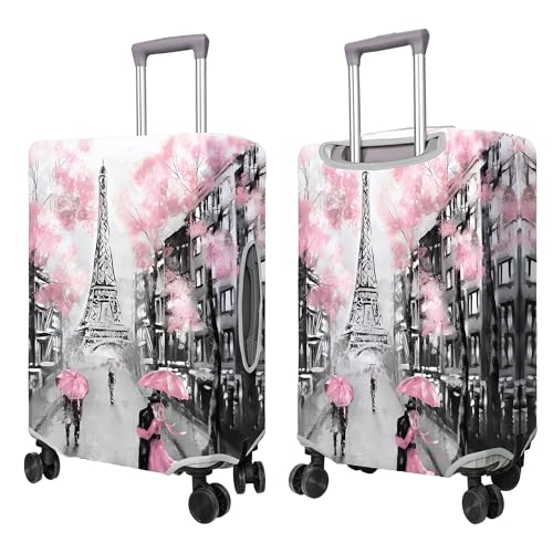 PtRug Travel Luggage Cover Suitcase Protector Fits 1832 Inch Wheel Covers PatternedTravel Related Items Flower Luggage Protector Elastic XL - Image 3