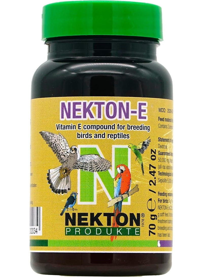 Nekton E Vitamin E Compound Supplement for Breeding Birds & Reptiles, 70g - Image 1