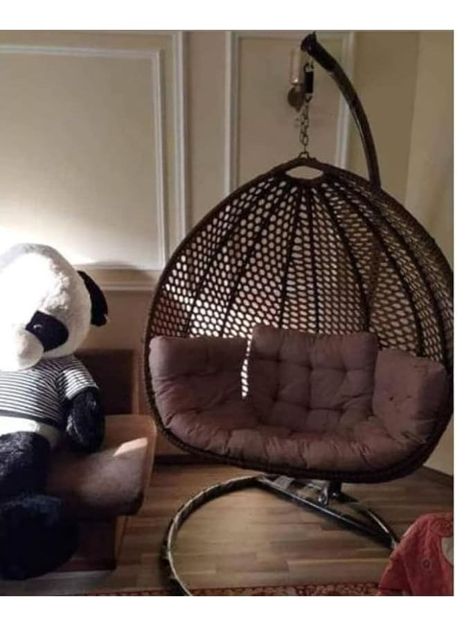 Sweet Furniture Garden Haven Swing – Chic and Comfortable Hanging Chair for Outdoor Escapes. 