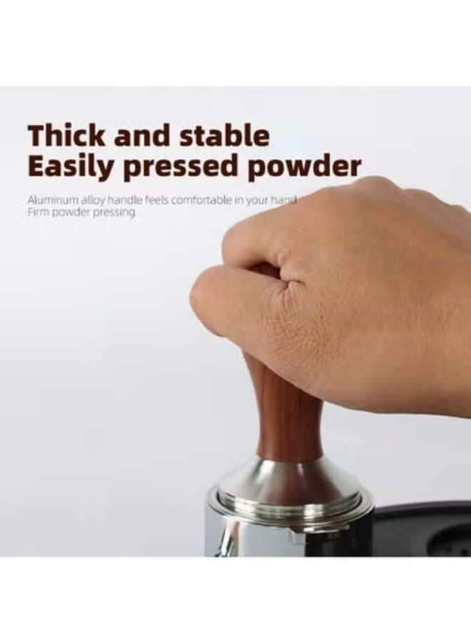 Hibrew Plated Coffee Tamper 51mm, Espresso Tamper, Coffee Press Tool, Barista Accessories for Portafilter, Silver - Image 4