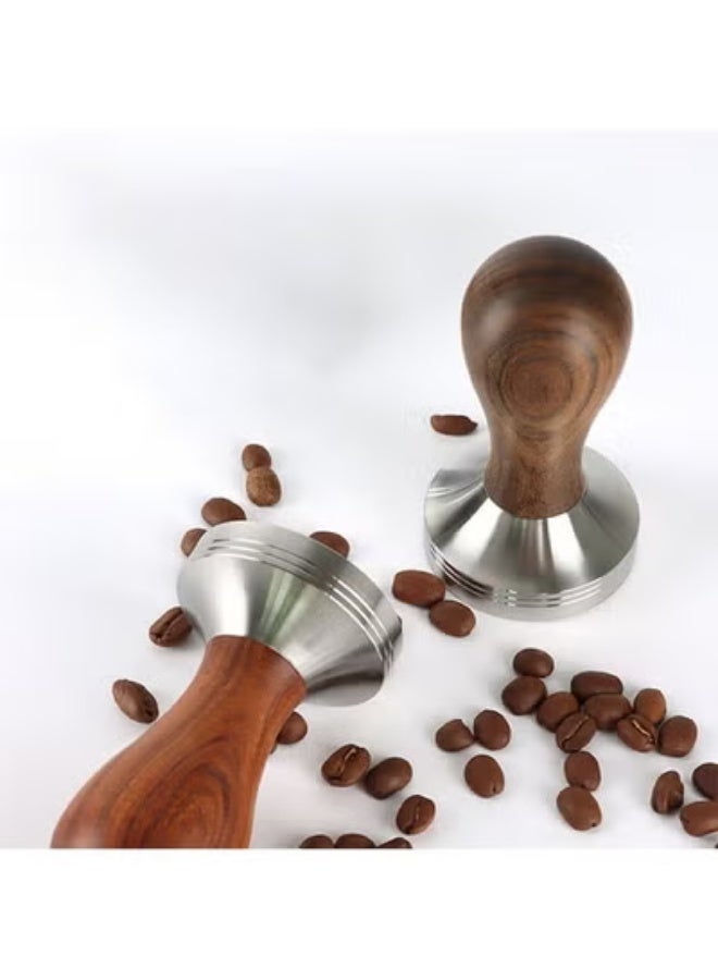Hibrew Plated Coffee Tamper 51mm, Espresso Tamper, Coffee Press Tool, Barista Accessories for Portafilter, Silver - Image 2