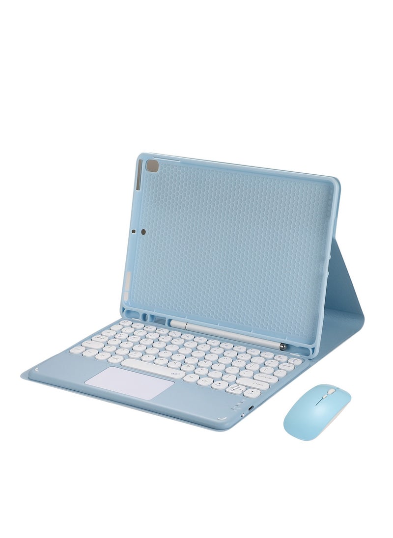 Generic Bluetooth Arabic and English Keyboard with Mouse Protective Sleeve Immediately Becomes for Apple iPad 7th Gen/8th Gen/9th Gen 10.2 Inch/Air3 /Pro10.5 Inch Computer  - Image 2