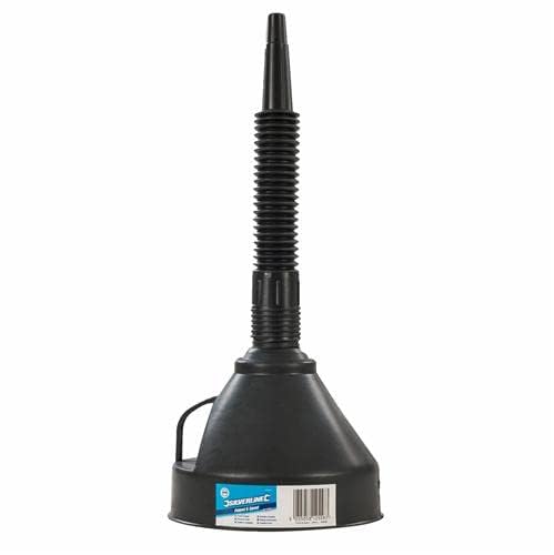 Silverline 160mm Plastic Funnel with Spout - Image 2