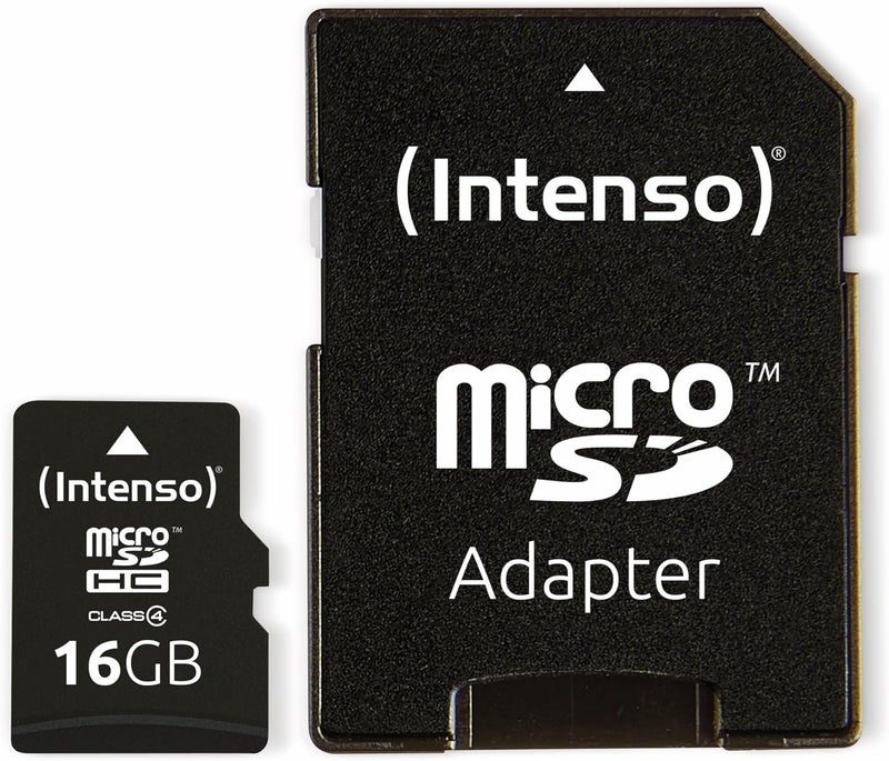 Intenso Microsdhc Memory Card, Class 4, 16 GB, Black - Image 3