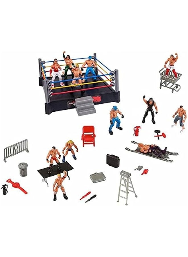 Wrestling Toys, Wrestler Play Set with 12 Super Wrestlers Fighting Toys Wrestling Toys Wrestler Warrior Toys Funny Wrestling Ring Set Kids Toys (Grey), generica8yq03pvhm-78 - Image 1