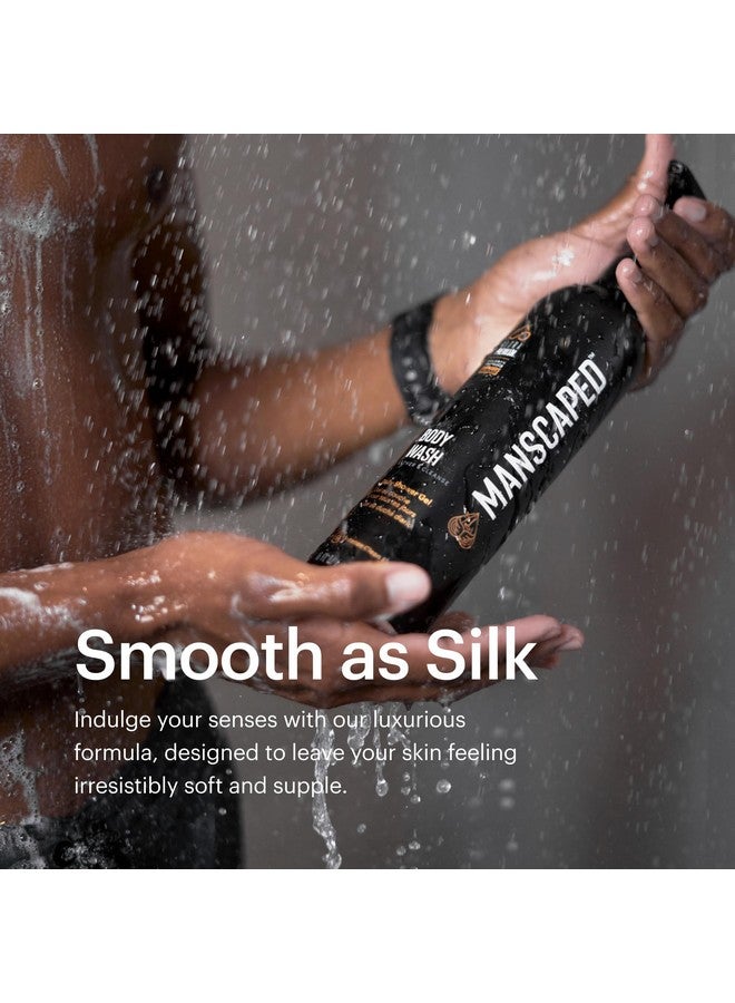 مانسكابيد غسول الجسم الفاخر للرجال من مانسكيبد®، تركيبة تنظيف فاخرة غنية بالألوفيرا وملح البحر، جل استحمام يومي منعش ومغذي لترطيب البشرة، (16 أونصة)، عبوة من قطعتين - Image 4