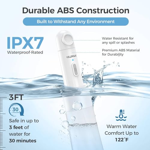 VELOMAX Portable Travel Bidet with 2 Pressure Options , IPX7 Waterproof Electric Rechargeable Mini Handheld Spray for Women & Men, Adjustable Speed, Hygienic Cleaning, Postpartum & Baby Care - Image 4
