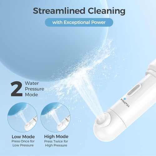 VELOMAX Portable Travel Bidet with 2 Pressure Options , IPX7 Waterproof Electric Rechargeable Mini Handheld Spray for Women & Men, Adjustable Speed, Hygienic Cleaning, Postpartum & Baby Care - Image 2