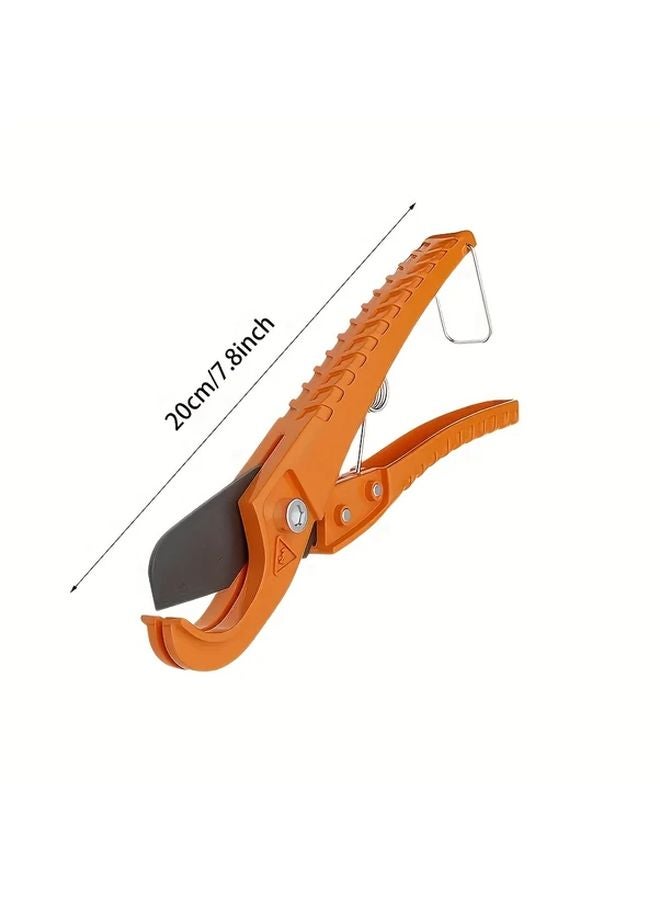Orange SK5 Clad Steel Teflon Water Pipe Heat Resistant Scissors Precision Cutting Tool - Image 3