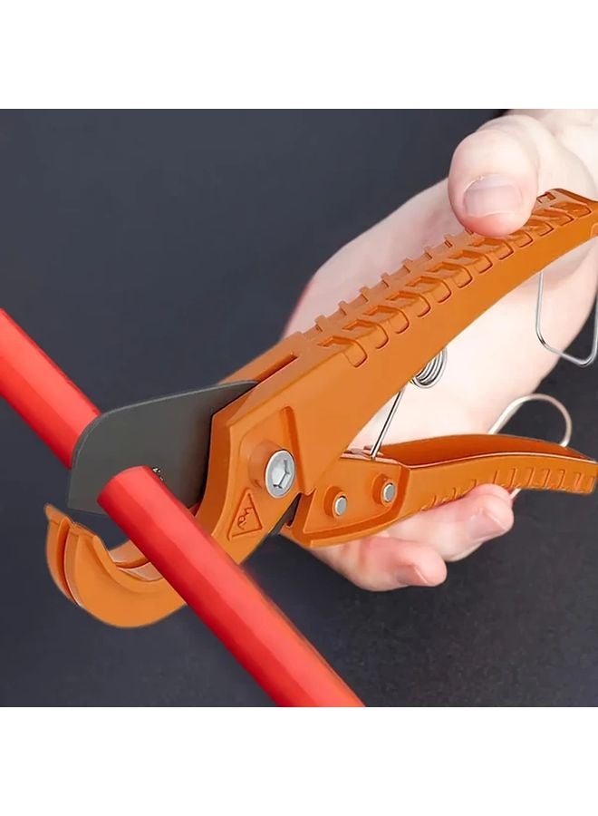 Orange SK5 Clad Steel Teflon Water Pipe Heat Resistant Scissors Precision Cutting Tool - Image 2