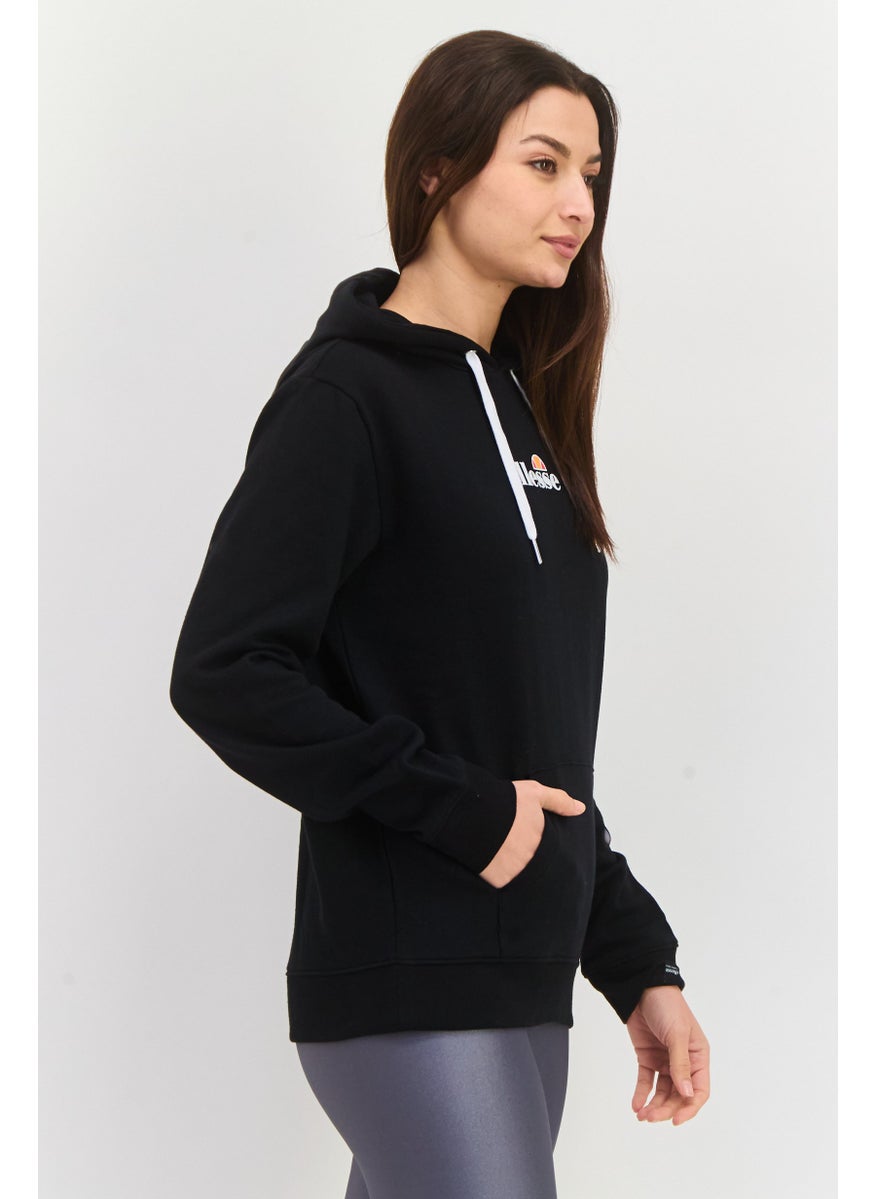 Ellesse Women Sportswear Fit Long Sleeves Outdoor Sweatshirt, Black  - Image 2