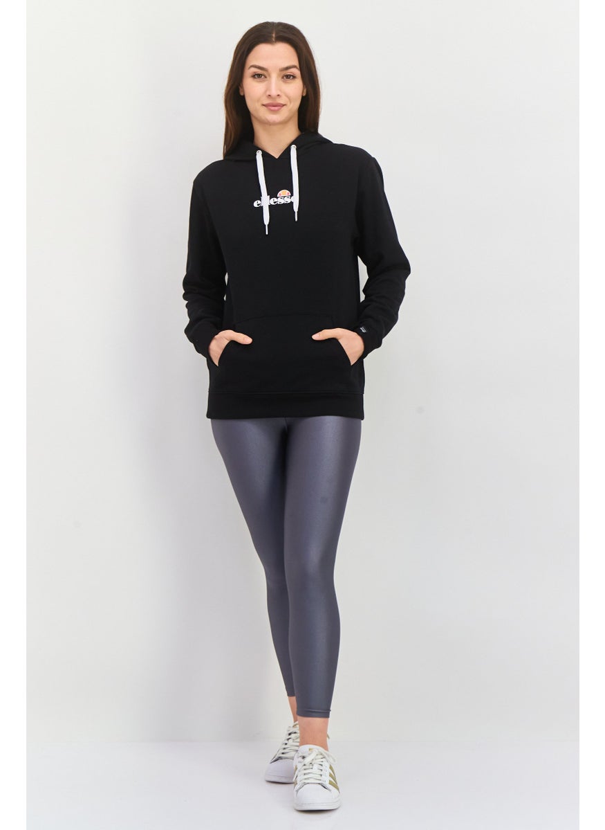 Ellesse Women Sportswear Fit Long Sleeves Outdoor Sweatshirt, Black  - Image 4