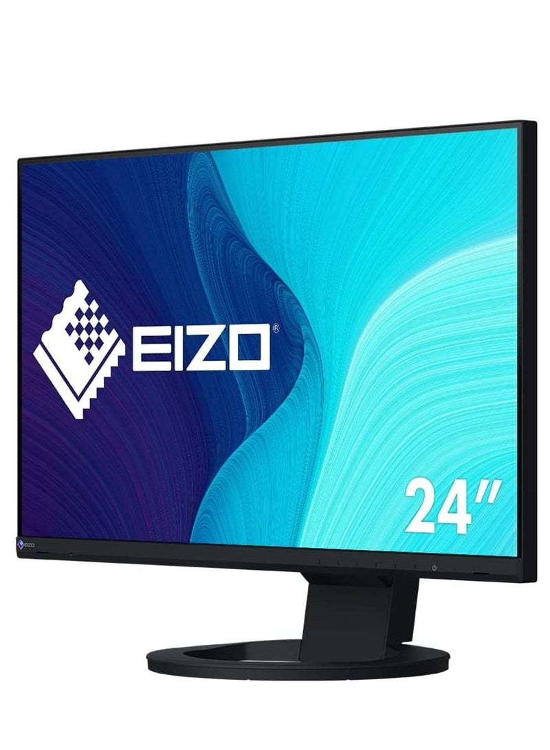 EIZO FlexScan EV2490-BK computer monitor 60.5 cm (23.8") 1920 x 1080 pixels Full HD LED Black - Image 1