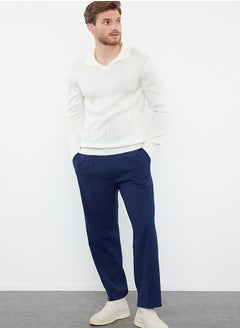 trendyol Ecru Slim Polo Neck Plain Knitwear Sweater TMNAW25KZ00022  - Image 2