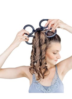 Heatless Curlers Hair Roller Set（Four rings）