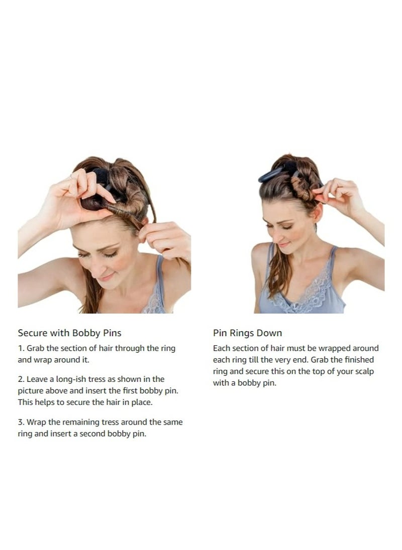 Generic - Heatless Curlers Hair Roller Set（Four rings） - Image 1