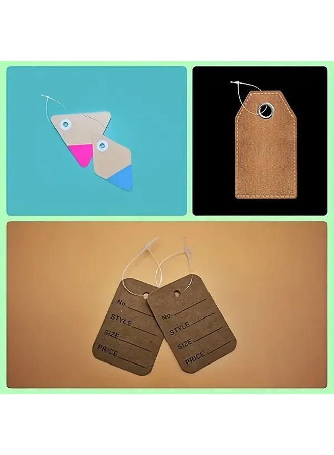 5000Pcs Transparent Snap Lock Tag Fasteners 9cm Adjustable Security Bead Rings Bulk - Image 5